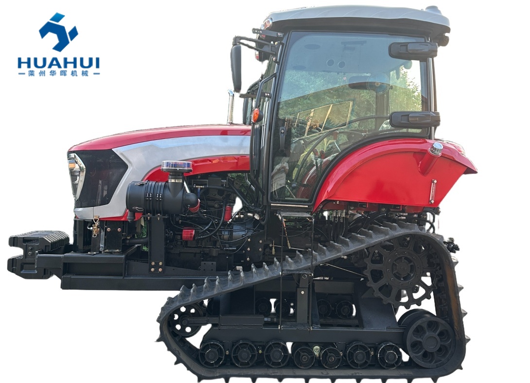 140-horsepower crawler tractor equipped with a luxurious cab