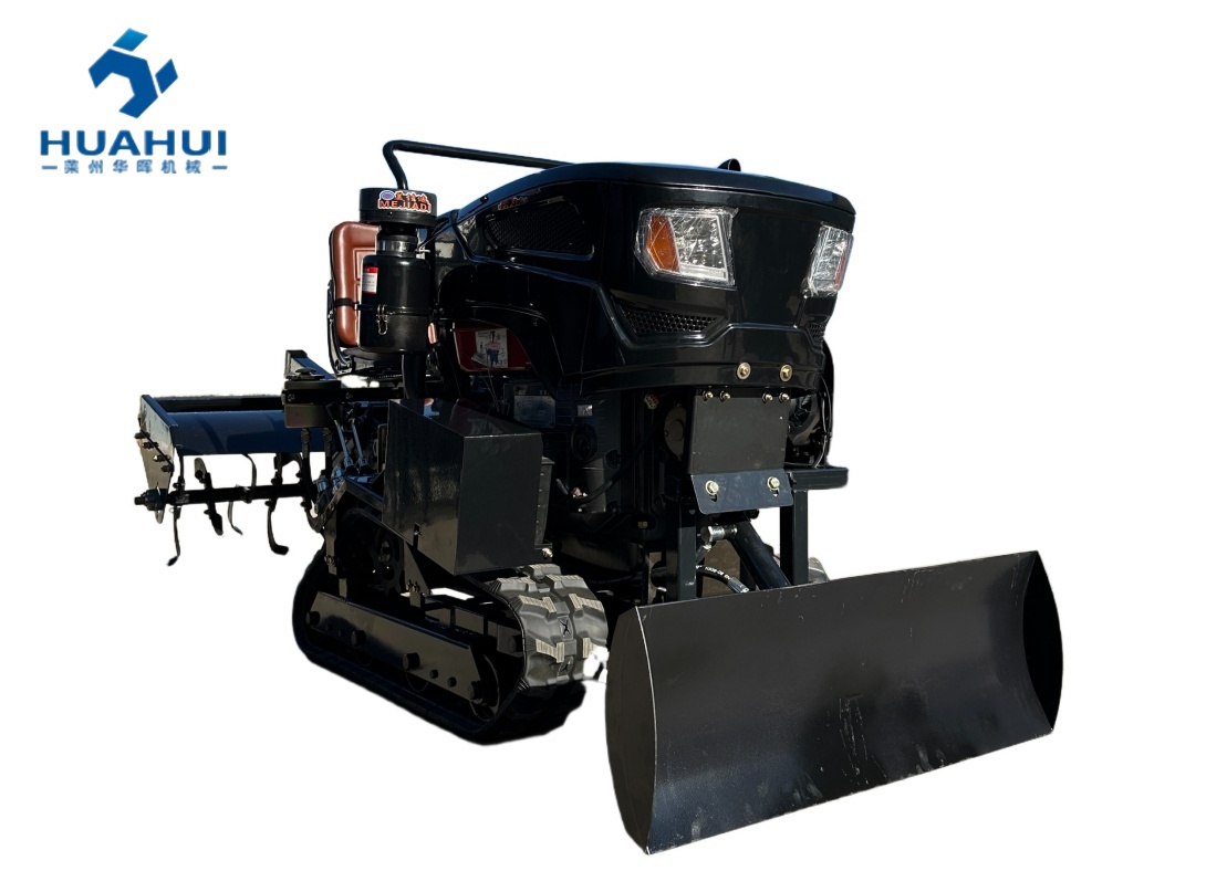African custom-made 35-horsepower tracked tiller